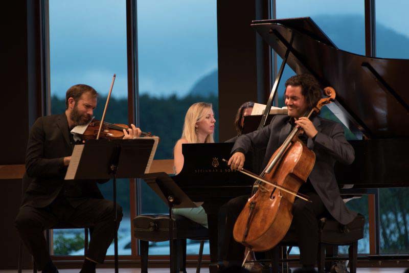 Musicians performing at Sitka Summer Music Festival 2017